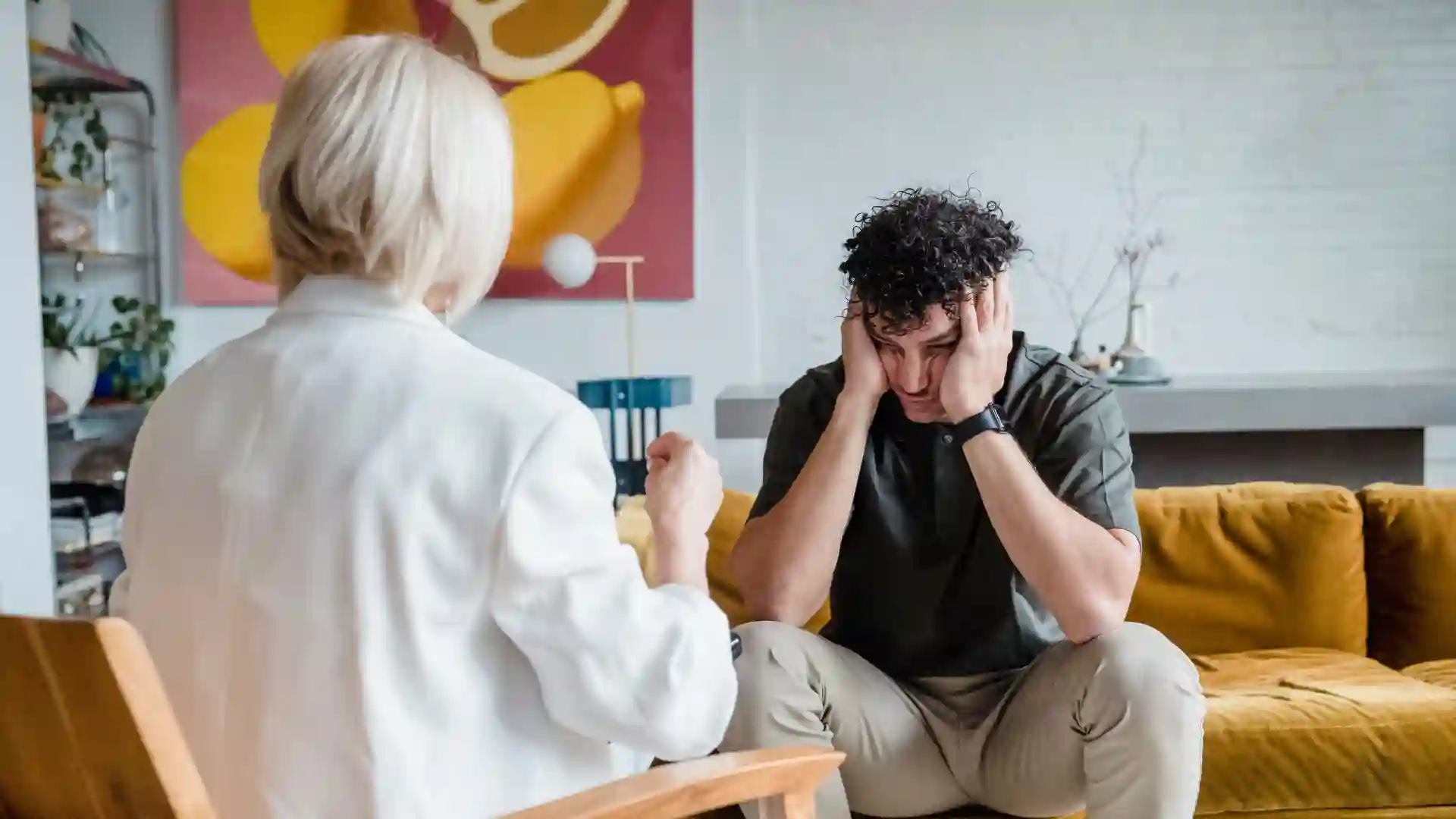 image depicting an anxiety therapy session